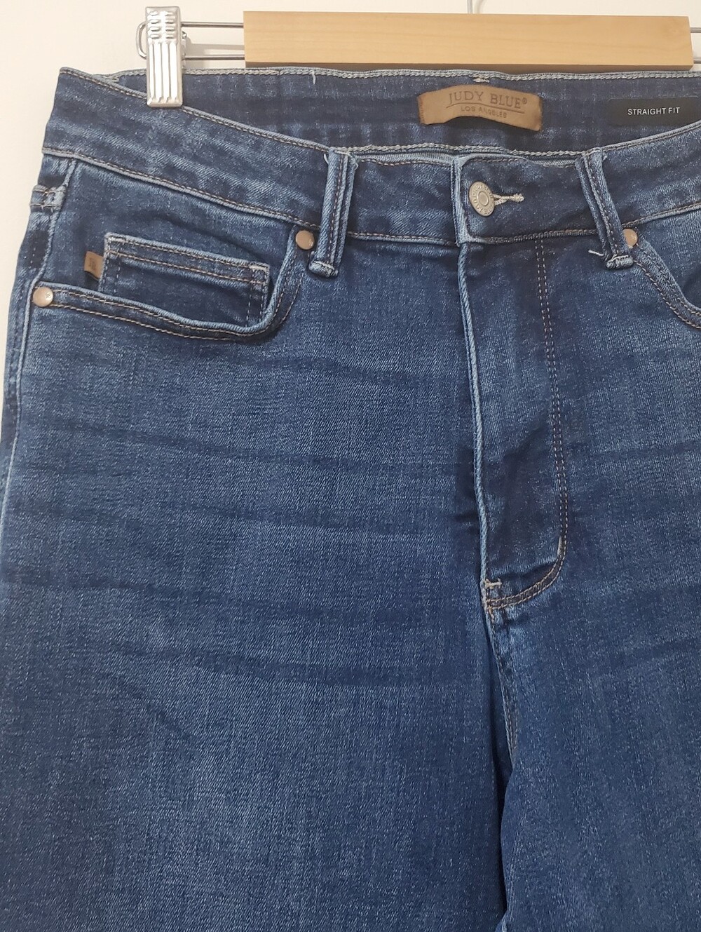 Judy Blue High Rise Straight Leg Jeans Womens Size 14 - Picture 7 of 12